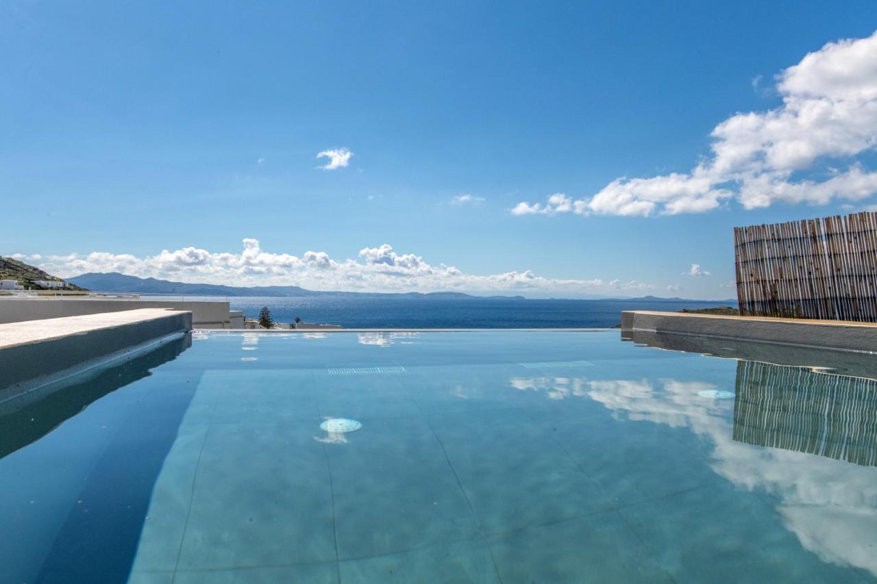 Villa With View Of Agios Ioannis And Pool With Jacuzzi Exterior foto
